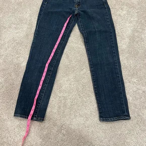 J Crew Women's Toothpick Stretch Skinny Jean Medium Wash Size 28 - Picture 9 of 10